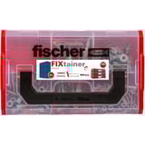 fischer FixTainer - DuoLine + Schraube, Dübel hellgrau/rot, 181-teilig