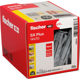 fischer Spreizdübel SX Plus 14x70 hellgrau, 20 Stück