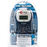 Ansmann Energy Check LCD, Messgerät blau/weiß