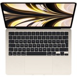 Apple MacBook Air 34,5 cm (13,6") 2022, Notebook champagner, Polarstern, M2, 10-Core GPU, macOS, Deutsch, 34.5 cm (13.6 Zoll), 512 GB SSD