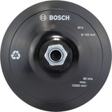 Bosch PRO Backing Pad, Gummi-Schleifteller Ø 125mm schwarz, weich, für Winkelschleifer