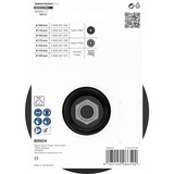 Bosch PRO Backing Pad, Gummi-Schleifteller Ø 125mm schwarz, weich, für Winkelschleifer