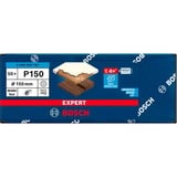 Bosch Professional Expert M480 Netzstruktur-Schleifblatt Ø 150mm, K150 50 Stück, für Exzenterschleifer