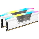 Corsair DIMM 32 GB DDR5-5600 (2x 16 GB) Dual-Kit, Arbeitsspeicher weiß, CMH32GX5M2B5600C40W, Vengeance RGB, INTEL XMP