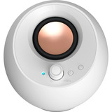 Creative Pebble Pro, PC-Lautsprecher weiß, Klinke, USB-A/C, Bluetooth, Digitalverstärker, RGB-Beleuchtung