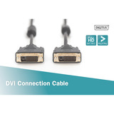 Digitus Anschlusskabel DVI > DVI schwarz, 2 Meter