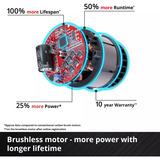 EINHELL Professional Akku-Schlagbohrschrauber TP-CD 18/70 Li-i BL - Solo, 18Volt schwarz/rot, ohne Akku und Ladegerät