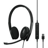 EPOS ADAPT 160 USB II, Headset schwarz, Stereo, USB