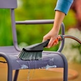 GARDENA Cleansystem Grundausstattung mit Handbürste S soft, Waschbürste grau/orange, inkl. 10 Seifenstäbchen, Reinigungsspritze, Verbinder