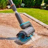 GARDENA Walzenbürste Medium, für Akku-Multi-Reiniger AquaBrush, Waschbürste grau/türkis, für sensible Oberflächen