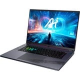 GIGABYTE AORUS 16X ASG-63DEC65SH, Gaming-Notebook grau, Intel® Core™ i9-14900HX, NVIDIA GeForce RTX 4070, 32 GB DDR5, 2 TB (1 TB SSD & 1 TB SSD), Windows 11 Home 64-Bit