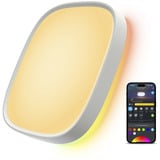 Govee 30cm RGBWW + RGBIC Square Smart Ceiling Light, LED-Leuchte 
