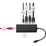Lindy USB-C Mini Dockingstation schwarz, DST-Mini, USB-C, 4K, 100W Pass-Through