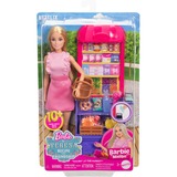 Mattel Barbie Malibu Marktstand Spielset - So schmeckt Freundschaft, Puppe 