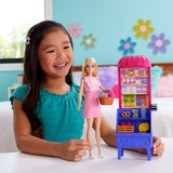 Mattel Barbie Malibu Marktstand Spielset - So schmeckt Freundschaft, Puppe 