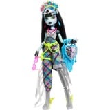 Mattel Monster High Monsterfest Frankie Stein, Puppe mit Bandposter und Zubehör
