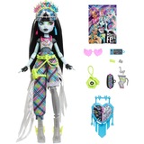 Mattel Monster High Monsterfest Frankie Stein, Puppe mit Bandposter und Zubehör