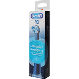 Oral-B Oral-B iO Ultimative Reinigung 2er, Aufsteckbürste schwarz, Überlegene Plaque-Entfernung