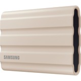 SAMSUNG Portable SSD T7 Shield 1 TB, Externe SSD beige, USB-C 3.2 Gen 2 (10 Gbit/s), extern