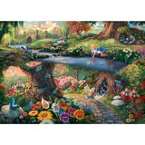 Schmidt Spiele Thomas Kinkade: Painter of Light - Disney - Alice im Wunderland, Puzzle 1000 Teile