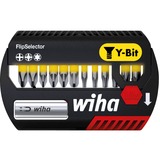 Wiha Bit-Satz FlipSelector Y-Bit 25mm, 13-teilig schwarz/gelb, PH / PZ / TX