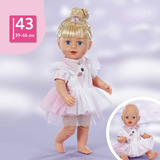 ZAPF Creation BABY born Kleid Schwan 43cm, Puppenzubehör 