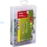 fischer Profi-Box Spreizdübel SX Plus Green   hellgrün, 120-teilig, mit Schrauben