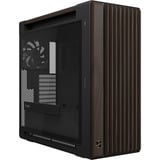 ASUS PROART PA602 WALNUT WOOD TG PWM MODERN BLACK, Tower-Gehäuse braun/holz, Tempered Glass