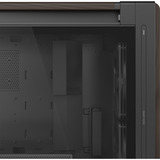 ASUS PROART PA602 WALNUT WOOD TG PWM MODERN BLACK, Tower-Gehäuse braun/holz, Tempered Glass