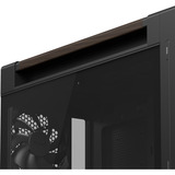 ASUS PROART PA602 WALNUT WOOD TG PWM MODERN BLACK, Tower-Gehäuse braun/holz, Tempered Glass