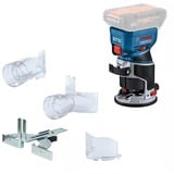 Bosch Akku-Kantenfräse GKF 18V-8 Professional solo, 18Volt, Oberfräse blau/schwarz, ohne Akku und Ladegerät