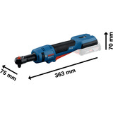 Bosch Akku-Ratschenschrauber GRC 18V-60 Professional solo, 18Volt blau, ohne Akku und Ladegerät, in L-BOXX