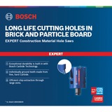 Bosch Expert Lochsägen-Set 'Construction Material', Ø 20-64mm, 10-teilig mit Power Change Plus Adapter, Koffer