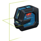 Bosch Professional Linienlaser GLL 20-22 G Professional blau/schwarz, grüne Laserlinien, inkl. Universalhalter LB 10 und Baustativ BT 150
