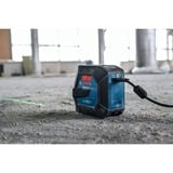 Bosch Professional Linienlaser GLL 20-22 G Professional blau/schwarz, grüne Laserlinien, inkl. Universalhalter LB 10 und Baustativ BT 150