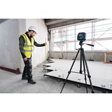 Bosch Professional Linienlaser GLL 20-22 G Professional blau/schwarz, grüne Laserlinien, inkl. Universalhalter LB 10 und Baustativ BT 150