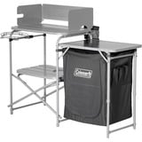 Coleman Camping-Tisch Cooking Stand 2199743 grau, mit Textilschrank