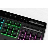 Corsair K55 RGB PRO, Gaming-Tastatur schwarz, DE-Layout, Rubberdome