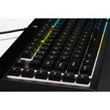 Corsair K55 RGB PRO, Gaming-Tastatur schwarz, DE-Layout, Rubberdome