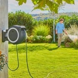 GARDENA Akku-Wand-Schlauchbox PowerRoll XL 18V P4A solo, 35 Meter, Schlauchtrommel grau/weiß, ohne Akku und Ladegerät, POWER FOR ALL ALLIANCE