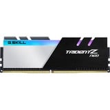 G.Skill DIMM 32 GB DDR4-3200 (2x 16 GB) Dual-Kit, Arbeitsspeicher schwarz/weiß, F4-3200C16D-32GTZN, Trident Z Neo, INTEL XMP