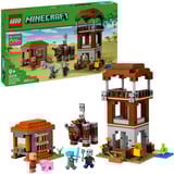 LEGO 21278 Minecraft Ein Verwüster am Plünderer-Außenposten, Konstruktionsspielzeug 