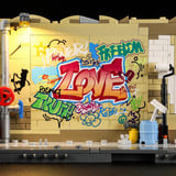 Lumibricks Graffiti-Bushaltestelle, Konstruktionsspielzeug 