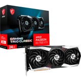 MSI Radeon RX 7900 XTX GAMING TRIO CLASSIC 24G, Grafikkarte RDNA 3, GDDR6, 3x DisplayPort, 1x HDMI 2.1