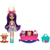 Mattel Enchantimals Baby Tierfreunde Danessa Deer & Sprint, Puppe