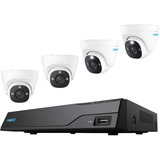 Reolink NVS8-12MD4, Set 1x NVR mit 2TB, 4x PoE Reolink 12 MP Überwachungskamera