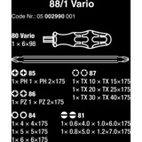 Wera Kraftform Kompakt 88/1 Vario, Bit-Satz, 11-teilig schwarz/grün, inkl. Steckgriff mit Ratschenfunktion