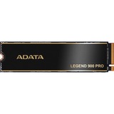 ADATA LEGEND 900 Pro 2 TB, SSD schwarz/gold, PCIe 4.0 x4, NVMe 1.4, M.2 2280