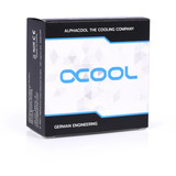 Alphacool Eiszapfen 8mm Versatzstück G1/4 AG auf G1/4 IG, Verbindung silber
