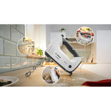Bosch Home Handmixer ErgoMixx MFQ37470 weiß/grau, 750 Watt, mit Mixfuß